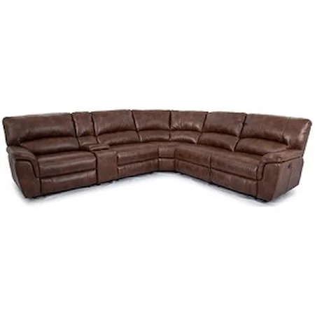 Power Reclining Sectional with Console